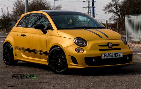 Fiat 500 Abarth Matte Metallic Yellow wrap - a photo on Flickriver