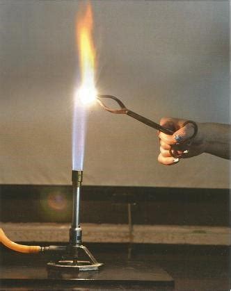 Burning magnesium in a Bunsen flame and other flame experiments | Chem 13 News Magazine ...