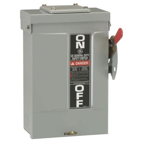 GE 30-Amp 3-Pole Non-Fusible Safety Switch Disconnect at Lowes.com