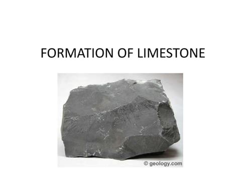 2 formation of limestone | PPT