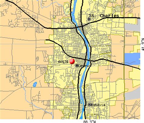 Geneva Illinois Map