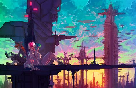 Futuristic Anime Wallpapers - Top Free Futuristic Anime Backgrounds ...