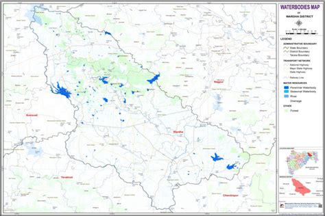 Waterbody map of Wardha district | Download Scientific Diagram