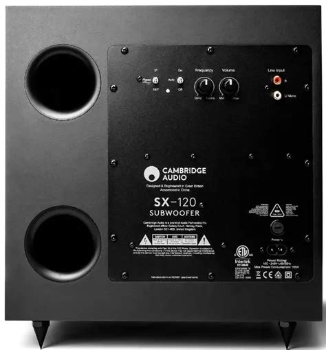 CAMBRIDGE AUDIO SX-120 70W Subwoofer Installation Guide