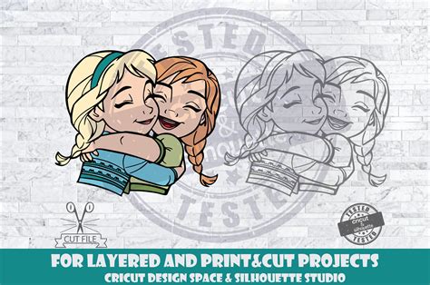 Frozen 2 SVG Sisters SVG Design Files for Cricut Silhouette | Etsy