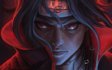 1680x1050 Resolution Cool Itachi Uchiha Naruto Art 1680x1050 Resolution Wallpaper - Wallpapers Den