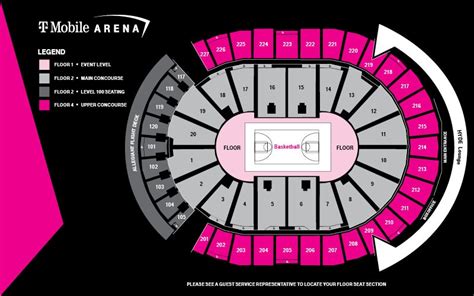 Seating Maps | T-Mobile Arena