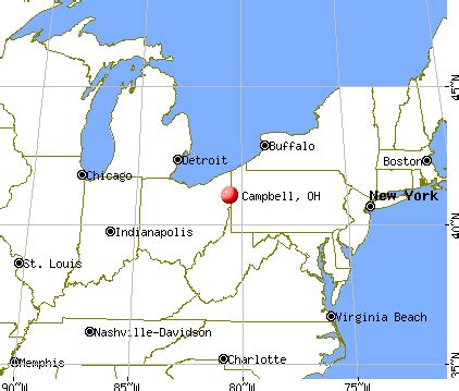 Campbell, Ohio (OH) profile: population, maps, real estate, averages, homes, statistics ...