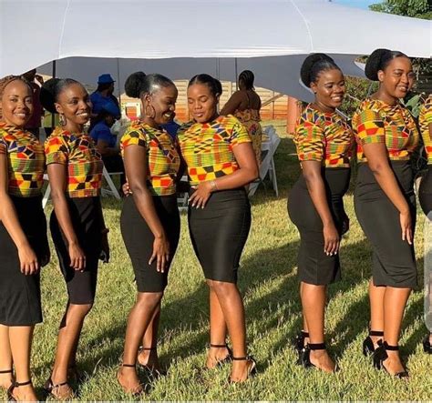 Ushers wear. | Trendy work outfit, African print dress ankara, Choir ...