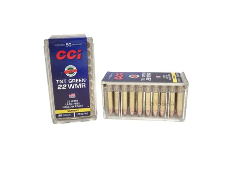 CCI TNT Green .22 WMR - 30 grain - 50 Ct. Box - KIR Ammo