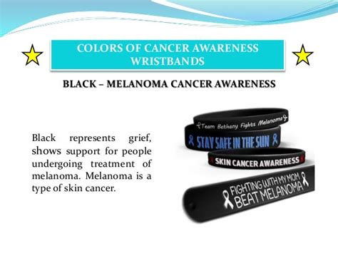 Colors of Cancer Awareness Wristbands