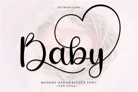 Baby Font by PAYJHOshop · Creative Fabrica