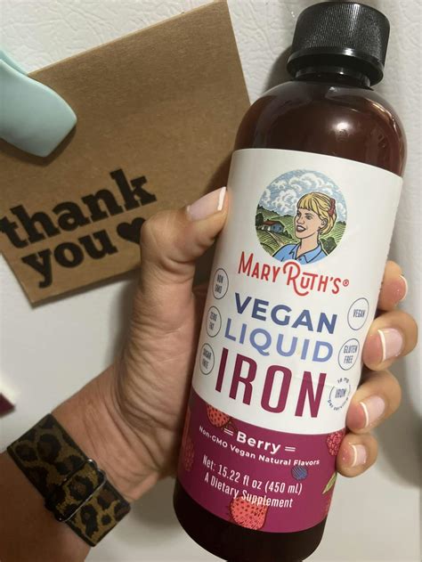 Vegan Liquid Iron Supplement – MaryRuth Organics