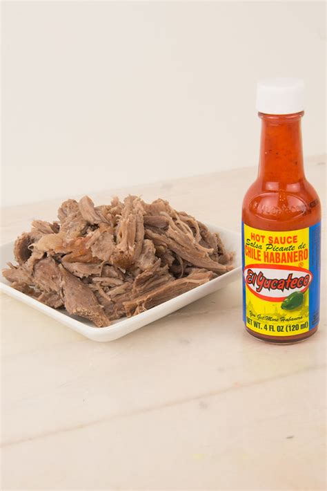 Spicy Pulled Pork Made With Hot Sauce #SauceOn #Shop