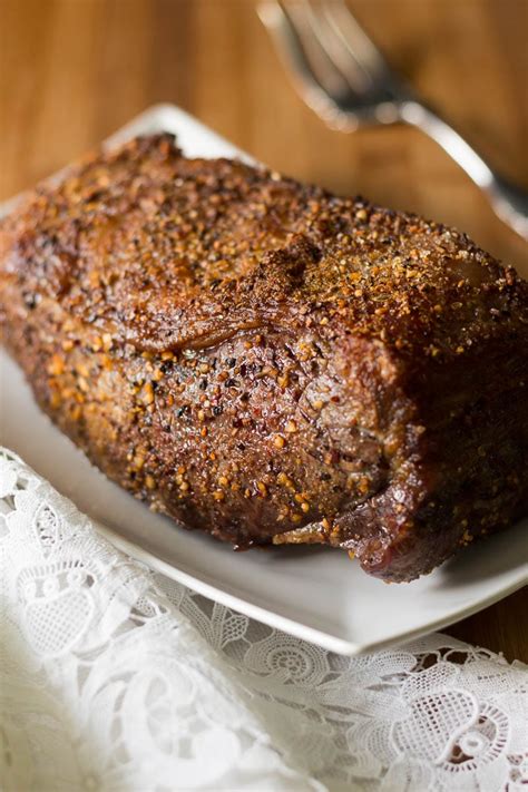 New York Strip Roast with Savory Crust • Recipe for Perfection