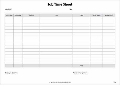 Work Hour Sheet Best Of Job Time Sheet Template | Timesheet template ...