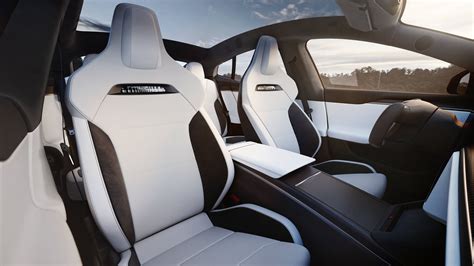 Tesla Model S Plaid Gets Supportive Sports Seats For Performance Driving