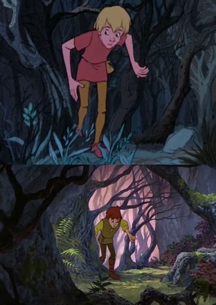 Wart and Taran Searching Through The Woods (The Sword in the Stone & The Black Cauldron) Photo ...