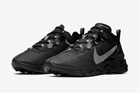 This Nike React Element 55 Gets A Stealthy Look • KicksOnFire.com