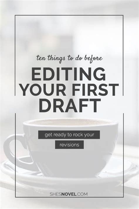 10 Things to Do Before Editing Your First Draft — Well-Storied. | Editing writing, Writing tips ...