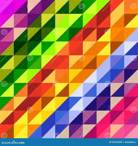 Colorful geometric pattern stock vector. Illustration of card - 43529305