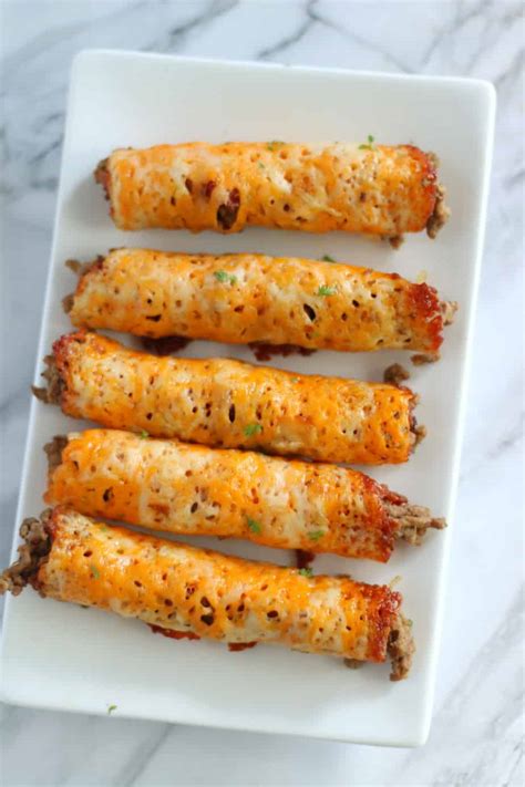 Keto Beef Taquitos | Low Carb Ground Beef Taquito Recipe