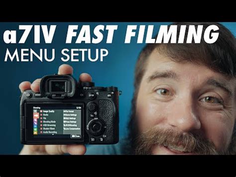 Sony a7 IV Menu Setup Guide | Fast Filmmaking Settings For The Sony a7 ...