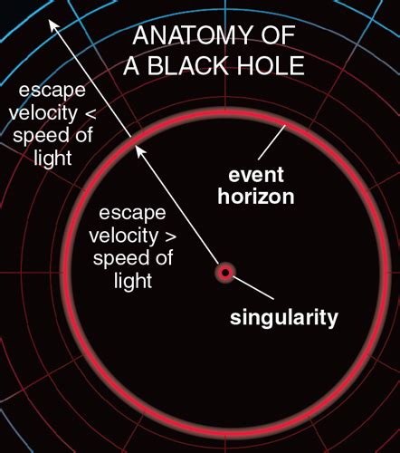 Black Hole Event Horizon Diagram