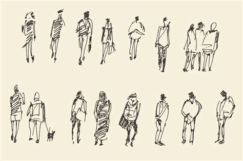 Sketches of different people, vol. 1 | Sketches of people, Drawing people, Person drawing