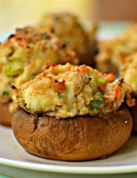 Crab Stuffed Mushrooms