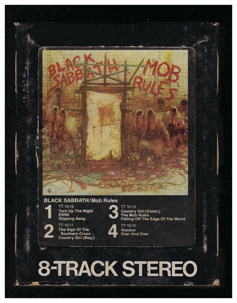 Black Sabbath - Mob Rules 1981 WB A23 8-TRACK TAPE