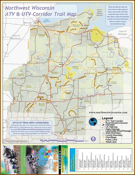 Snowmobile Trail Map Douglas County Wisconsin - map : Resume Examples # ...