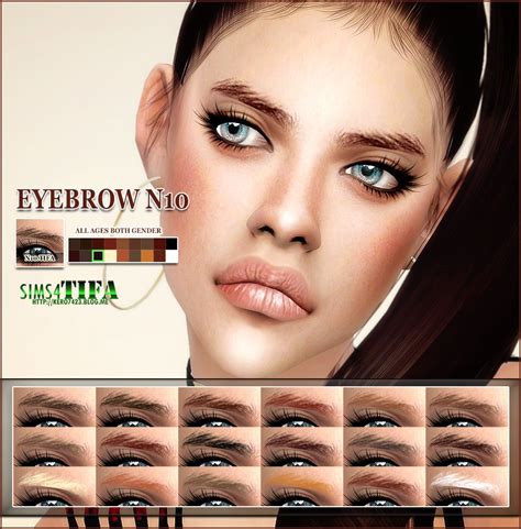 My Sims 4 Blog: Eyebrows for Males and Females by Tifa
