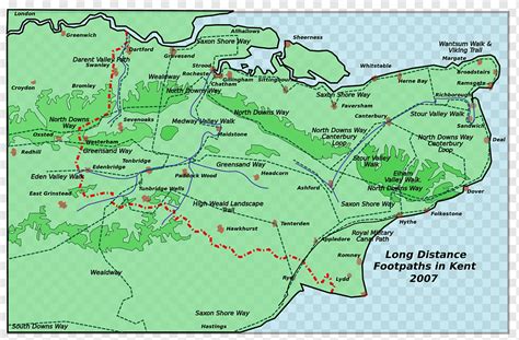 River Medway Rivers of Kent Ecoregion, kent, river, map, kent png | PNGWing