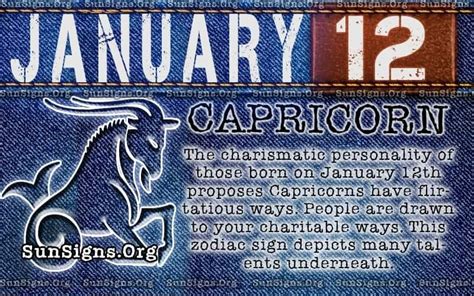 January 12 Horoscope Birthday Personality | Sun Signs