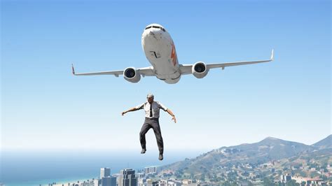 Crazy Pilot Jumps Out of 737 Airplane During Emergency Landing | GTA 5 ...