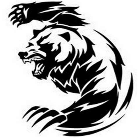 21 best Bear Tattoo Stencils images on Pinterest | Bear tattoos, Tatoos ...