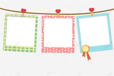 Cute Polaroid Frame Png