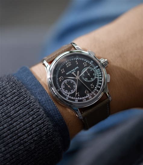 Buy Patek Philippe 5370P Split-Seconds Chronograph black enamel dial – A COLLECTED MAN