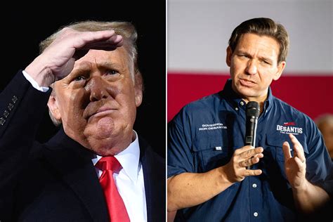 Ron DeSantis shades Donald Trump with "no excuses" border policy