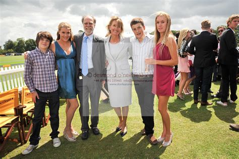 Left to right, the HON.MONTAGUE PEARSON, the HON.ELIZA PEARSON, VISCOUNT & VISCOUNTESS COWDRAY ...