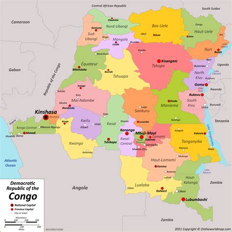 Democratic Republic of the Congo Maps | Maps of DR Congo (DRC, Congo-Kinshasa, Zaire)