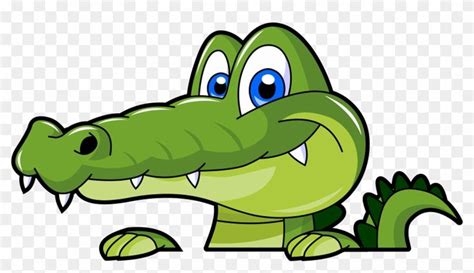 a cartoon alligator sitting down with its mouth open