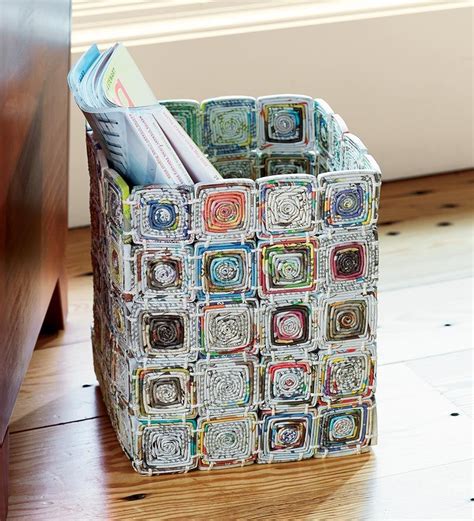 15 Newspaper craft ideas | Basteln mit zeitungspapier, Recycling-papier ...