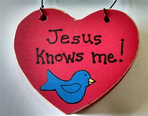 Jesus Knows Me Original Hand Painted Christian/inspirational - Etsy