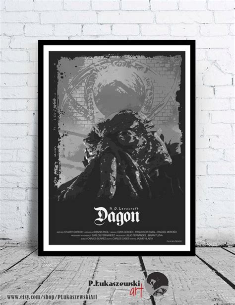 DAGON H.P. Lovecraft alternative movie poster by PLukaszewskiArt