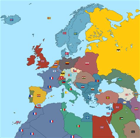 Europe around the turn of the 19th century : r/imaginarymaps