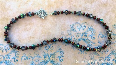 How To Make An Easy Beaded Necklace - Running With Sisters