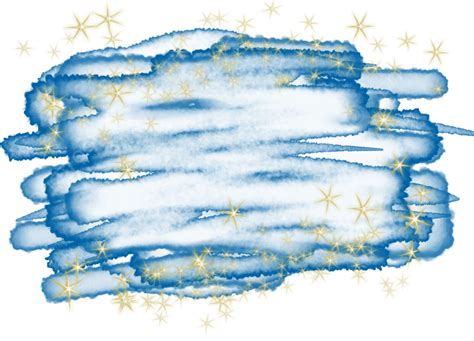 Gold Streak PNG Transparent, Gorgeous Blue Watercolor Streaks And Gold ...