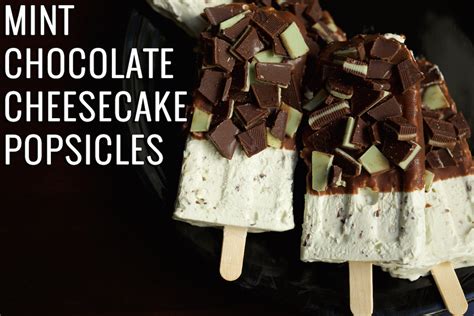 Foodista | Mint Chocolate Cheesecake Popsicles and Other Frozen Treats